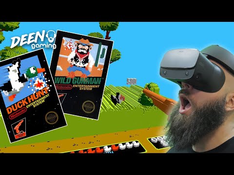 Duck Hunt & Wild Gunman NES GAMES IN VR!! - #TBT Deen Gaming
