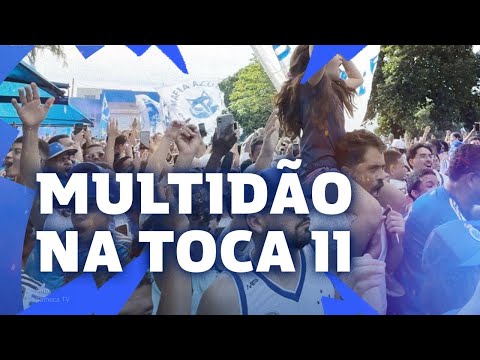 IMAGENS EXCLUSIVAS DO ATO DE APOIO DA TORCIDA DO CRUZEIRO NA TOCA II ANTES DE 'DECISÃO'