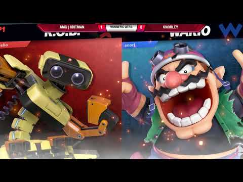 VS Weekly 4/4/19 - Winners Qtrs - AMG | 8BitMan (ROB) vs Snorley (Wario) - SSBU