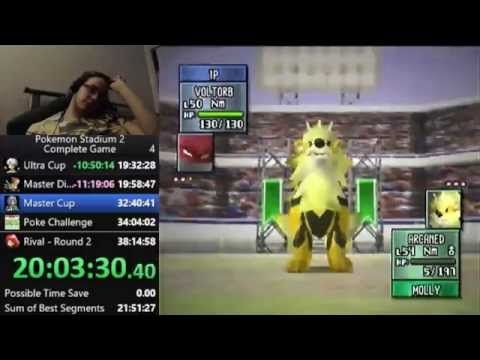 Pokemon Stadium 2 Complete Game Speedrun in 24:31:01 (3/3)