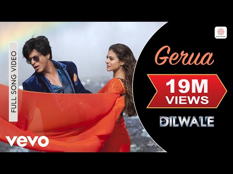 Gerua Full Video - Dilwale|Shah Rukh Khan|Kajol|Arijit Singh, Antara Mitra|Pritam|Rohit S