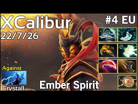 XCalibur  Ember Spirit - Dota 2  7.18 - 7402  Avg MMR