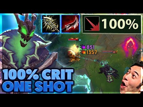 THIS NEW RUNE IS INSANE | CRAZY ONE SHOTS | 100% CRIT THRESH - BunnyFuFuu