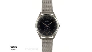 Festina Automatico mod. F20054/3 Argento orologi automatico
