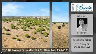 TBD-82.6 Acres Farm Market 221, Hamilton, TX 76531
