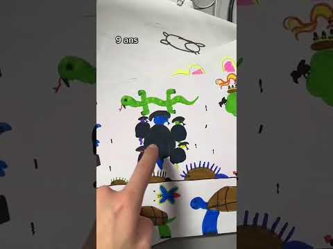 Mes dessins quand j’étais petit 😭 J’étais trop fort