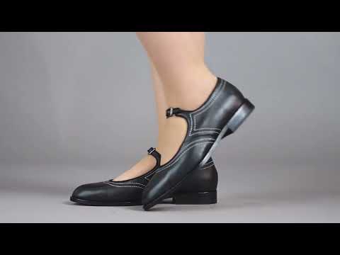 Wednesday Women's Vintage Mary Jane Shoes (Black)