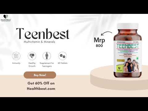 Teenbest Multivitamin & Minerals Supplement