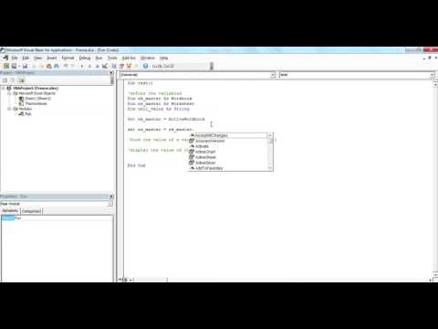 VBA in Excel - 102 Define your variables