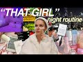 trying the VIRAL *THAT GIRL* night routine (is it worth the hype?)