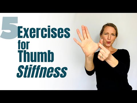 BEST 5 Thumb Exercises for THUMB STIFFNESS