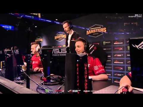 CS:GO Mousesports vs GODSENT Quarter-final DreamHack Masters Malmö 2016