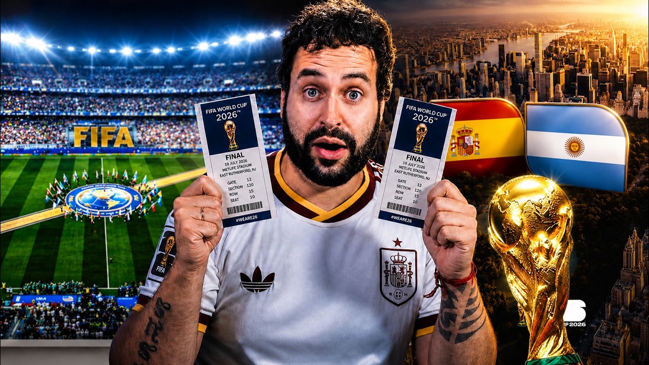 CONSEGUÍ 2 ENTRADAS para la FINAL del MUNDIAL... ¡PERO NO IRÉ!