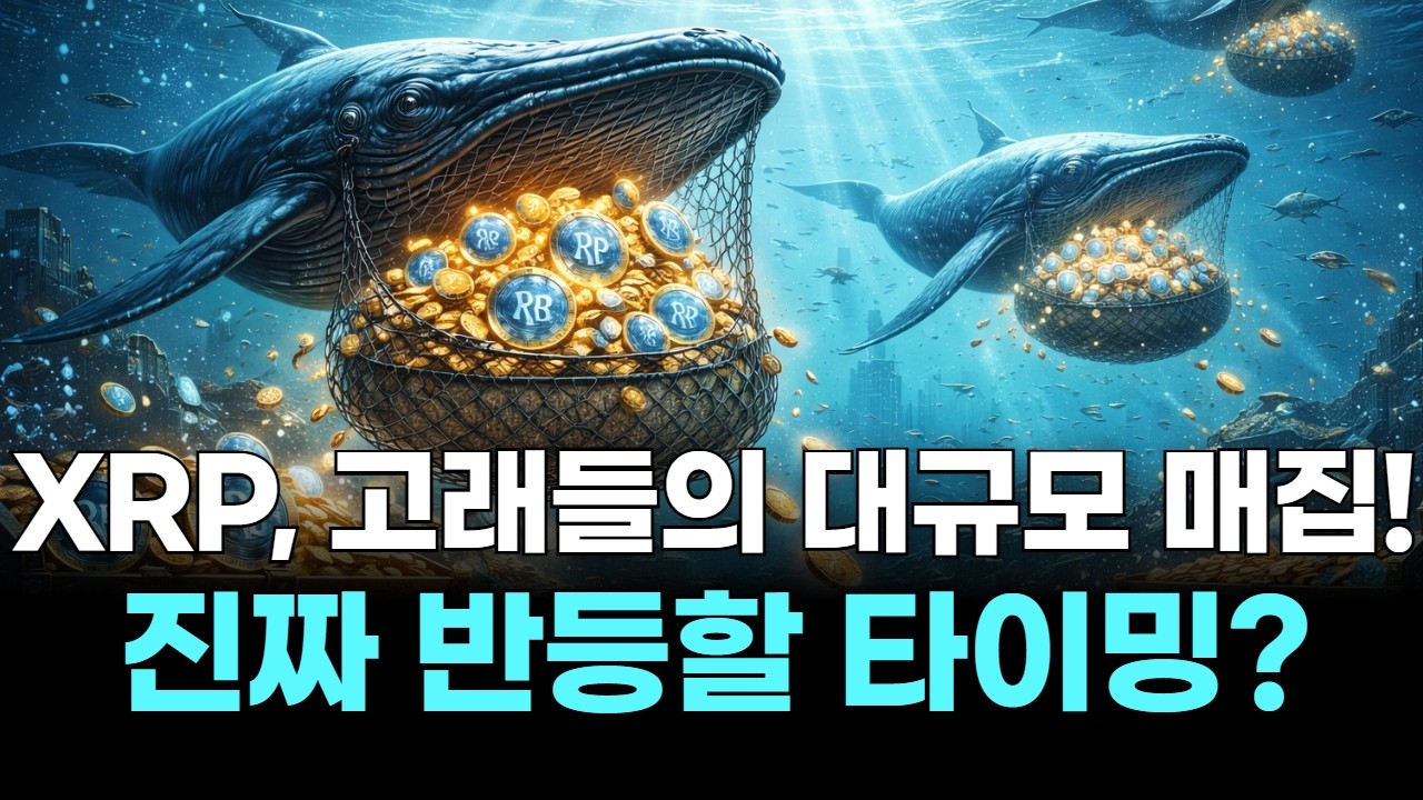 XRP, 고래들의 대규모 매집! 진짜 반등할 타이밍?