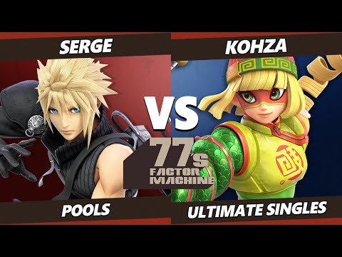 77s FM3 - Kohza (Olimar, Min Min) Vs. Serge (Cloud) SSBU Ultimate Tournament