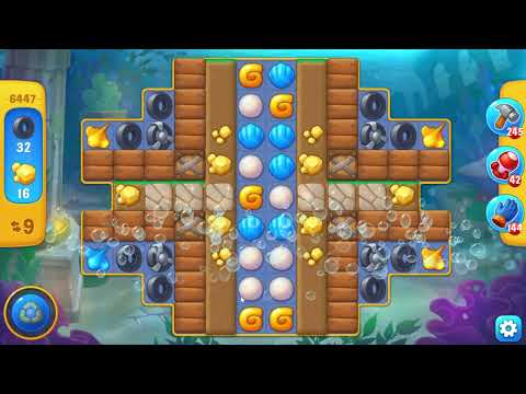 Fishdom 6447 Level - 9 moves - NO BooSTERS