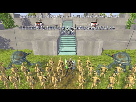 General Grievous Surrounds Captain Rex's 501st Legion - Men of War: Star Wars Mod