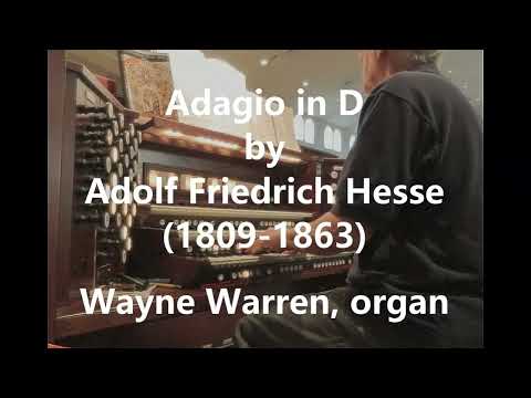 Adagio in D by Adolf Friedrich Hesse (1809-1863)