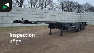 العربات نصف المقطورة شاحنة نقل الحاويات K&ouml;gel S24-2 3 axles Multi Lifting Axle | صورة 4 - Autoline