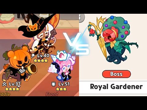 HALLOWEEN TEAM VS ROYAL GARDENER BOSS