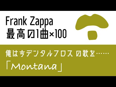 「Frank Zappa最高の1曲×100」第8回 ”Montana”【オトノオトズレ #34】
