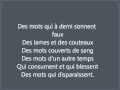 Merwan Rim - Mots d'ivresse - Paroles 