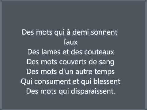 Merwan Rim - Mots d'ivresse - Paroles