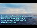 I The Lord Of Sea And Sky Here I Am Lord 3vv Refrain With Lyrics For Congregations