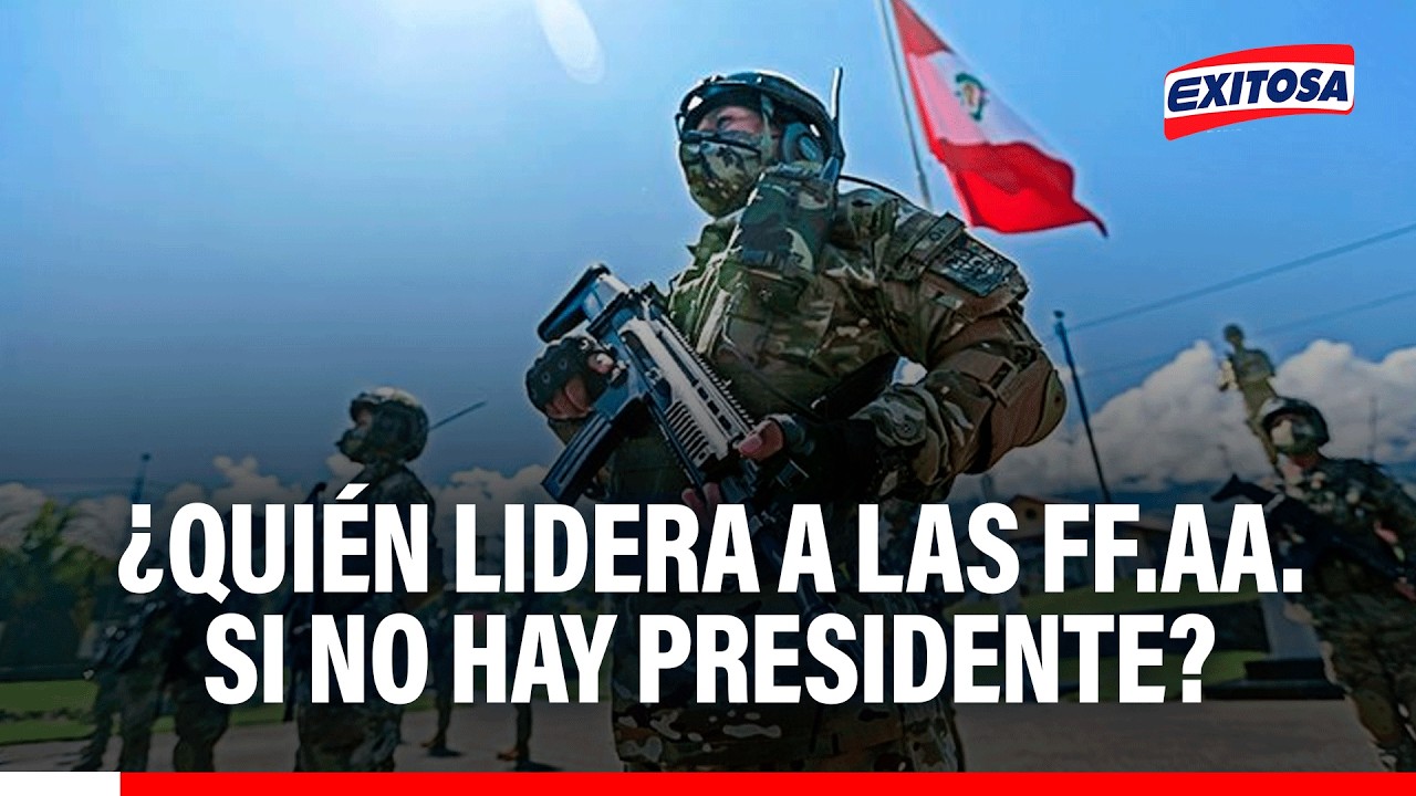 🔴🔵 José Jerí CENSURADO: ¿Quién lidera a las FF.AA. y la Policía Nacional si no hay presidente?