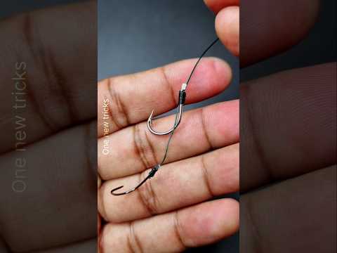 How to Tie Two Hooks Together 🎣 | Easy Fishing Knot Tutorial #Shorts #fishingknot