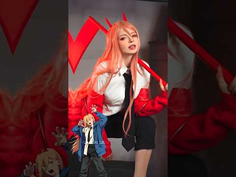 Power in Real life 😘| Chainsaw Man Characters | Anime edit | #shorts #anime #cosplay #power