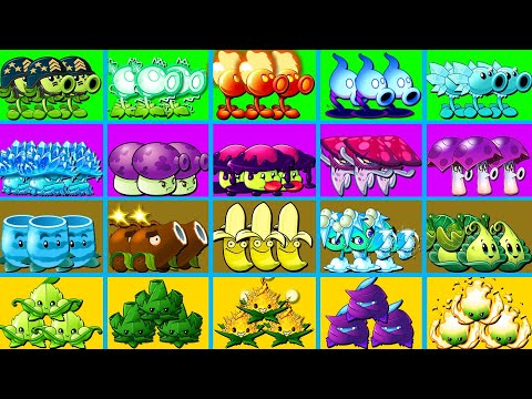 Random 25 Plant * 3 Power Up Battlez - Who Will Win? - Pvz 2 Plant vs Plant