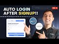 How To Keep Users Logged In After Registration Session JWT