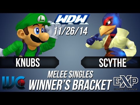 WDW 11/26/14 - Knubs (Luigi) vs. Scythe (Falco) Melee Winner's Bracket