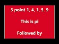 [ONE HOUR LOOP] The Pi Song Lyric ( 100 Digits of Pi) 😊