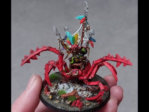 Scuttleboss On Gigantic Spider plus Spider Riders build and paint diary
