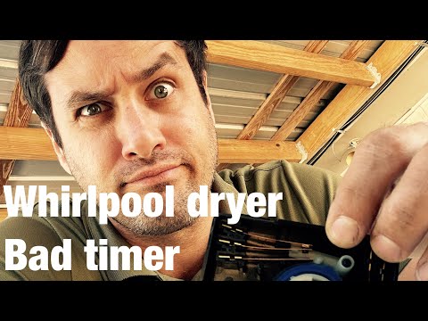 How to fix a Whirlpool dryer not heating! But it’s not the element or limit. Bad timer w10185982!