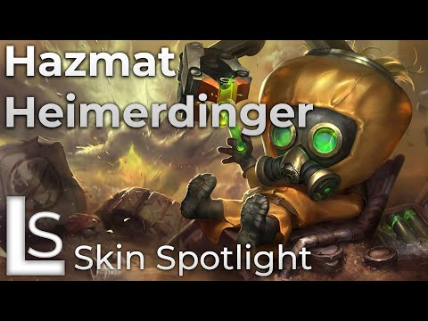 Hazmat Heimerdinger - Skin Spotlight - Day Job - League of Legends - Patch 10.8.1