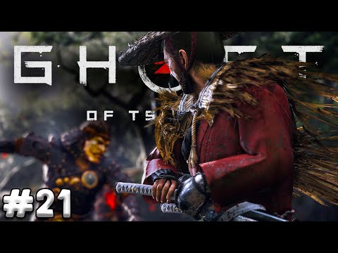 Ghost of Tsushima Gameplay Walkthrough Part 21 - KOJIRO BOSS DUEL is nuts! KENSEI ARMOUR?! (PS4 PRO)