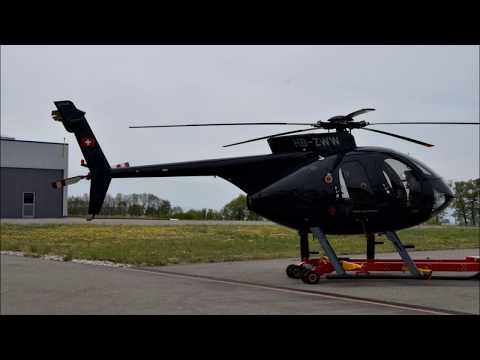 Atterrissage Hughes 500E HB-ZWW  19.04.2020 HD