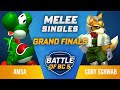 aMSa (Yoshi) vs Cody Schwab (Fox) - Melee Singles Grand Final - Battle of BC 5
