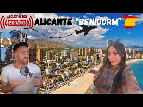 🔴EN VIVO desde ALICANTE ( Benidorm ) 🇪🇸 #emigrar #españa #alicante #podcast #vivo #directo
