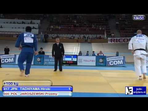 Judo 2010 World Cup Men Vienna: Hiroki Tachiyama (JPN) - Przemy Jaroszewski (POL) [+100kg]