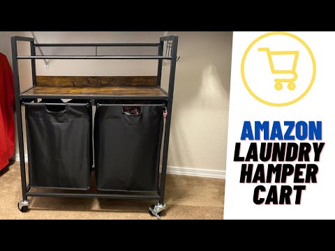 Greenstell Laundry Hamper Cart Assembly and Review | Is this $100 Amazon Laundry Cart Any Good?