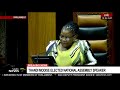 Thandi Modise Elected National Assembly Speaker, Lechesa Tsenoli As Deputy