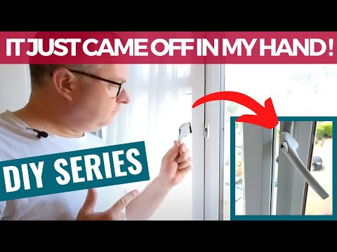 How to replace a UPVC window handle