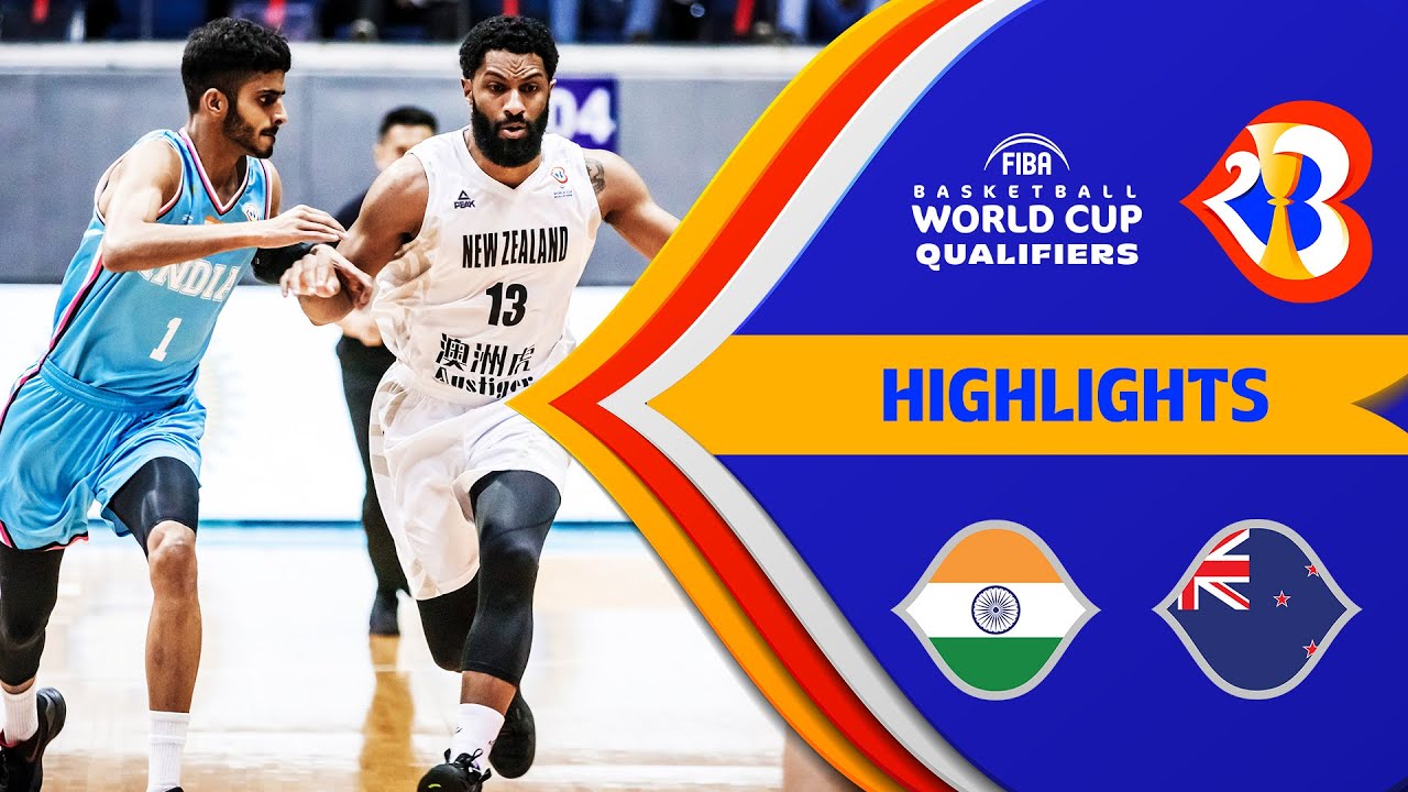 India (IND) vs New Zealand (NZL) 1st Round (GR1) FIBA Basketball
