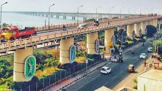 preview picture of video 'Road cum railway bridge(kovvuru/Rajahmundry)'