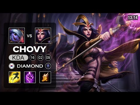 Chovy Leblanc vs Tristana Mid - KR Diamond - Patch 13.14 Season 13