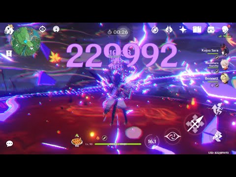 Raiden Shogun 230k Burst DMG, the grind is paying off